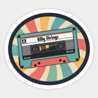 retro  billy strings Sticker